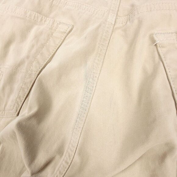 ADRIANO GOLDSCHMIED Everett Slim Straight Sueded Jeans Khaki Beige Mens 34 x 31 - Picture 5 of 11